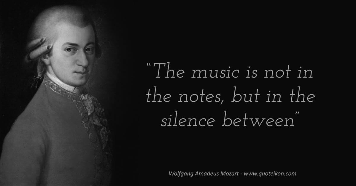 Wolfgang Amadeus Mozart image quote