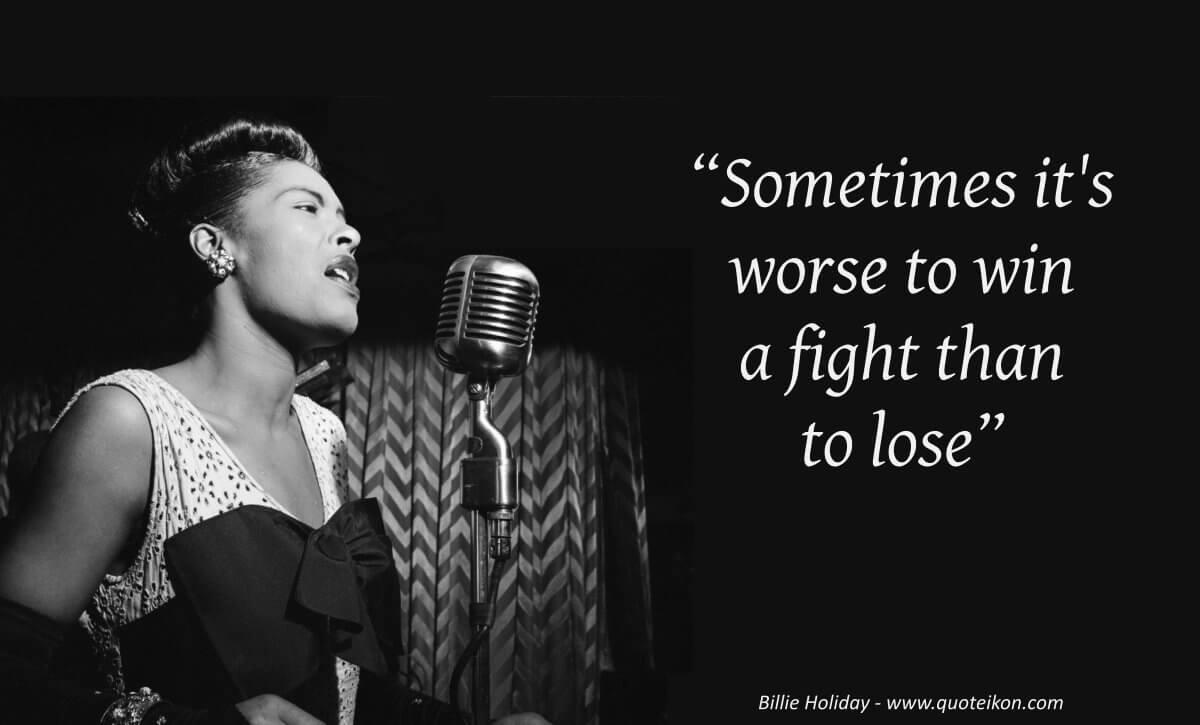 Billie Holiday Quote