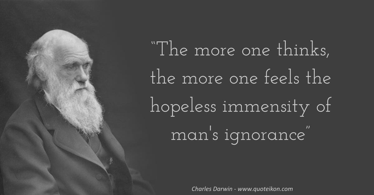 Charles Darwin image quote