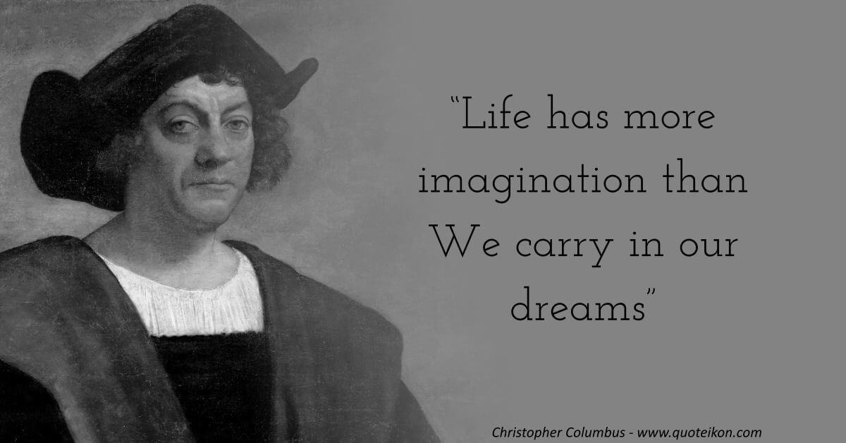 Christopher Columbus image quote