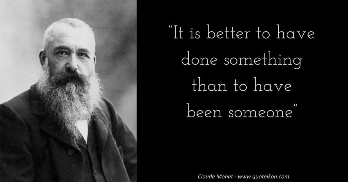 Claude Monet image quote