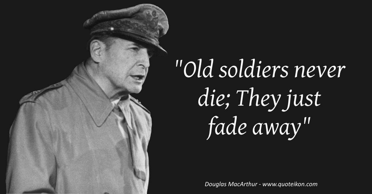 Douglas MacArthur image quote
