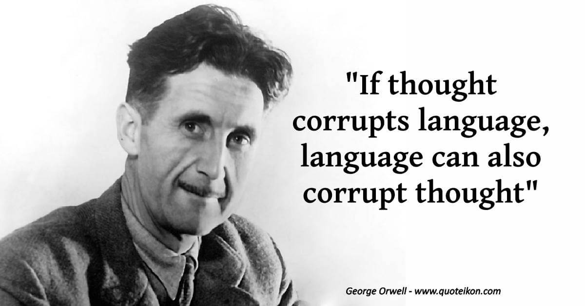 George Orwell  image quote