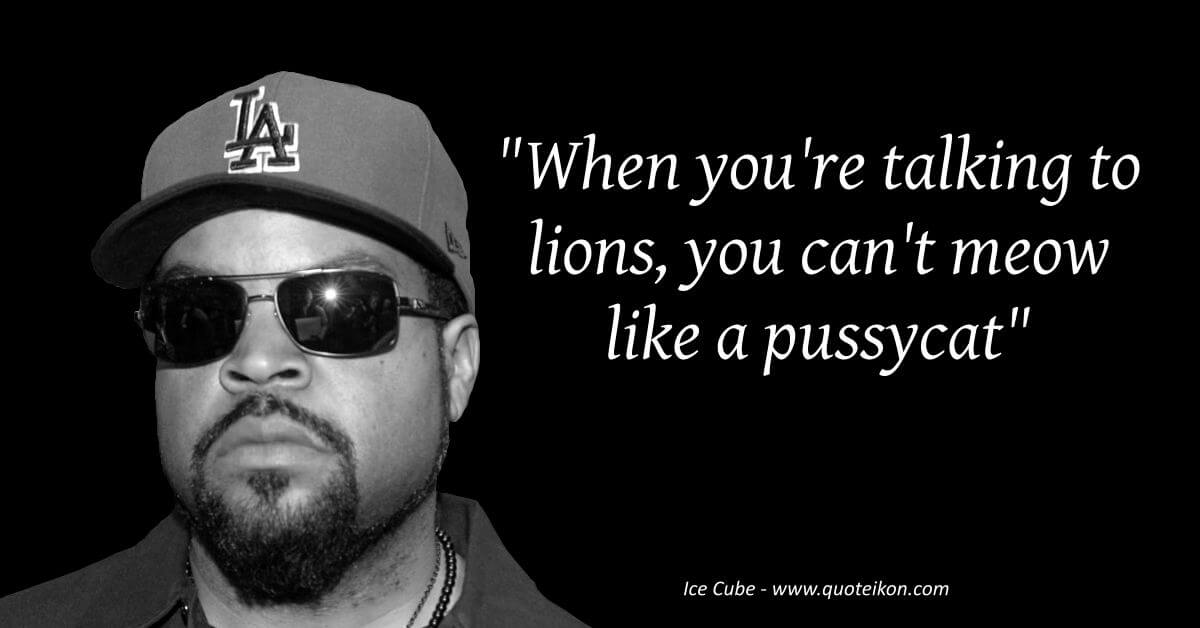 Ice Cube  image quote