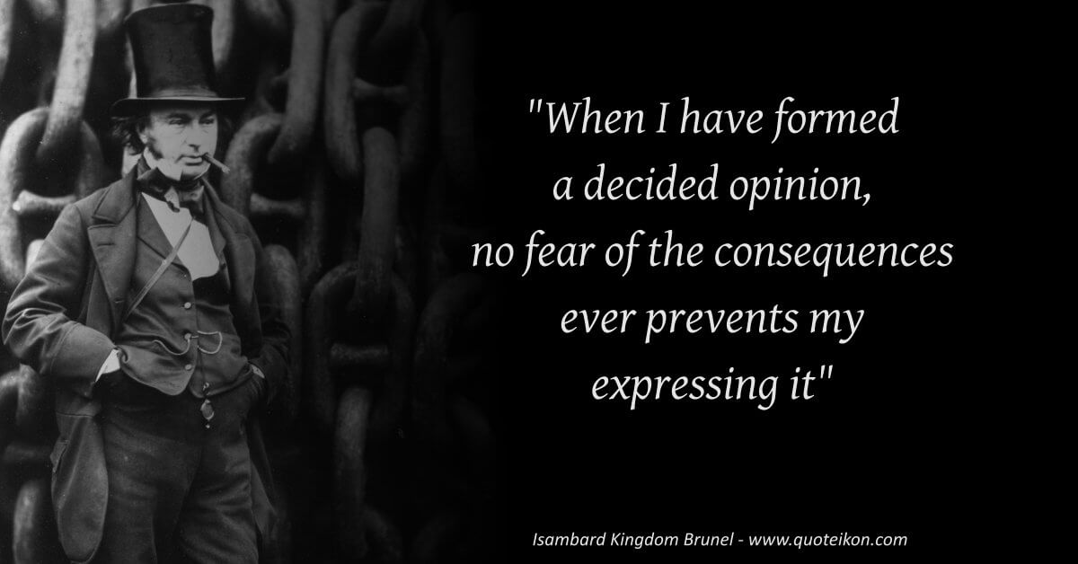 Isambard Kingdom Brunel quote