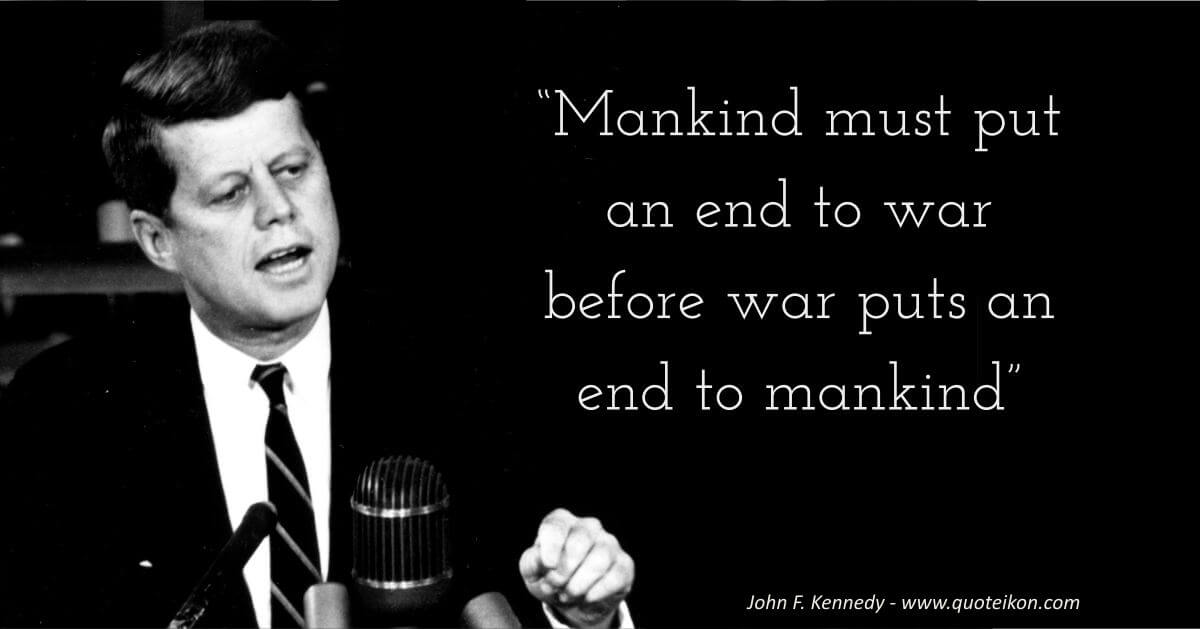 John F. Kennedy image quote