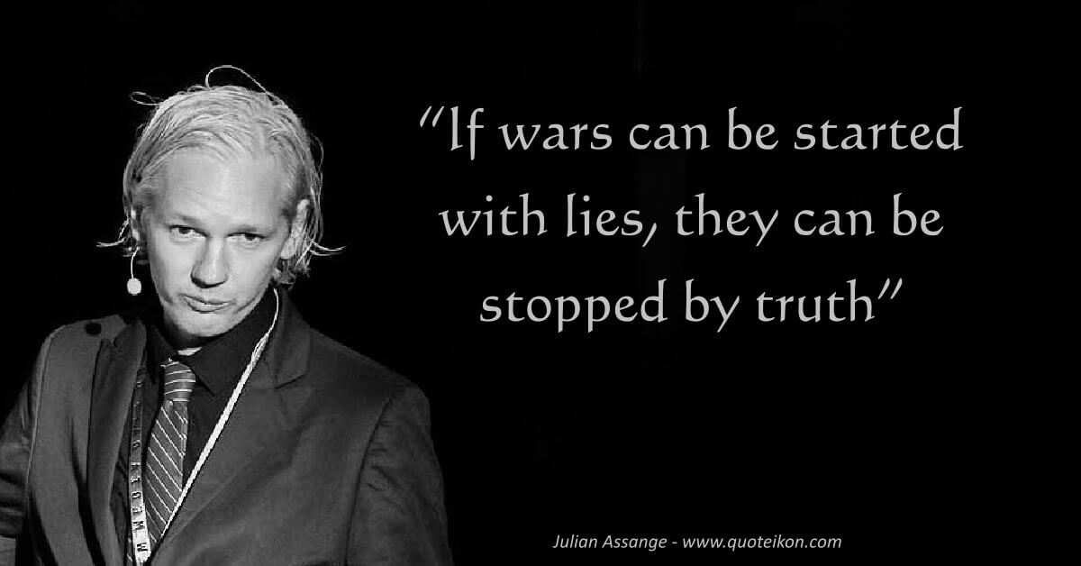 Julian Assange Quote