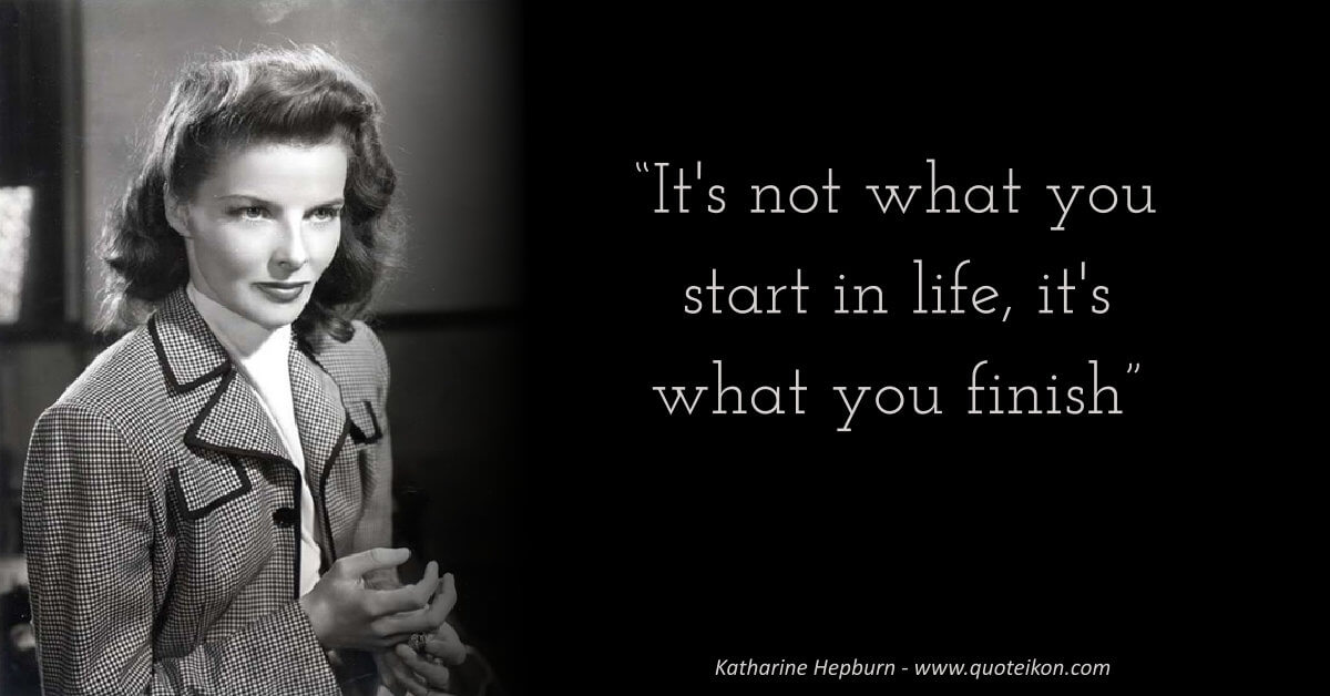 Katharine Hepburn image quote