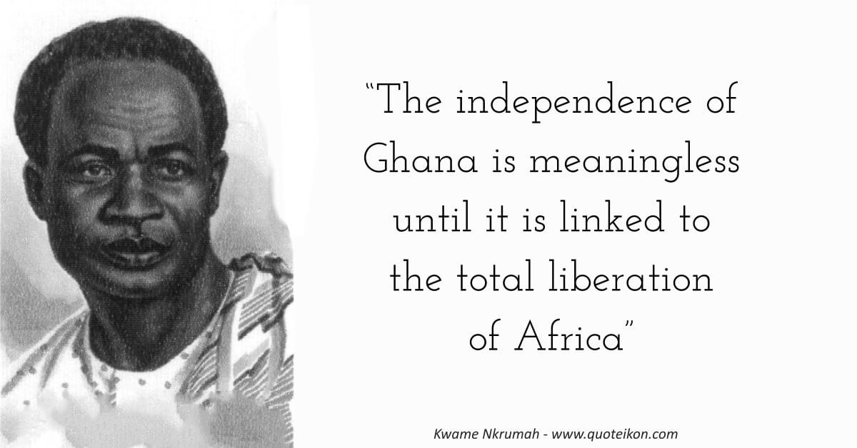 Kwame Nkrumah image quote