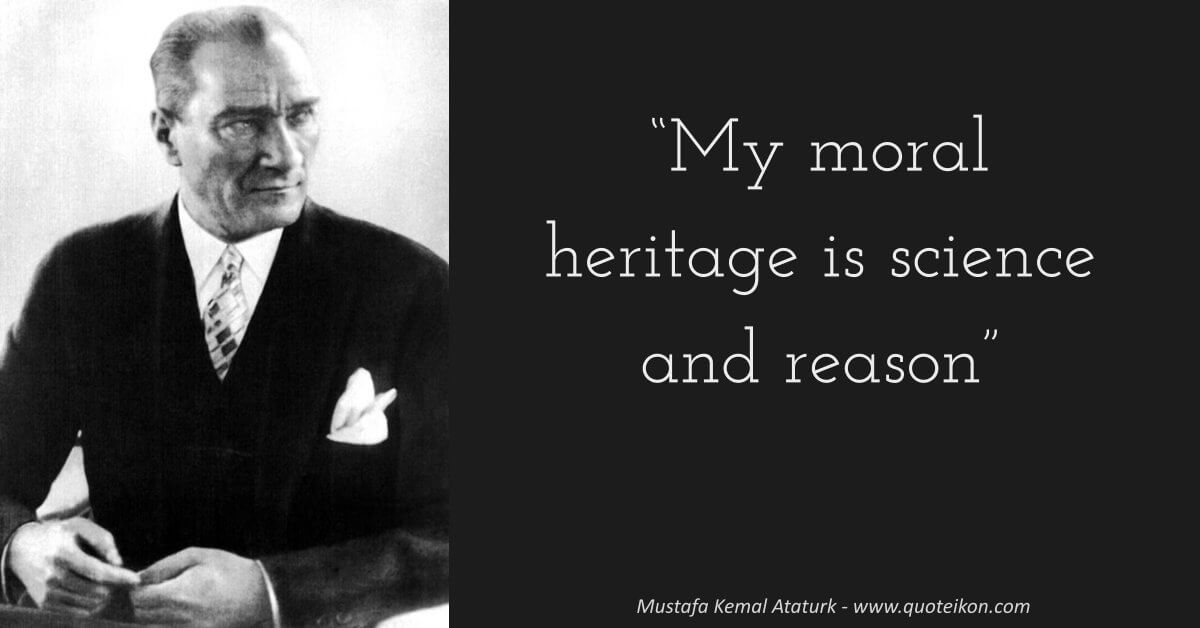 Mustafa Kemal Atatürk image quote