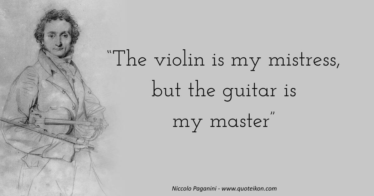 Niccolò Paganini quote