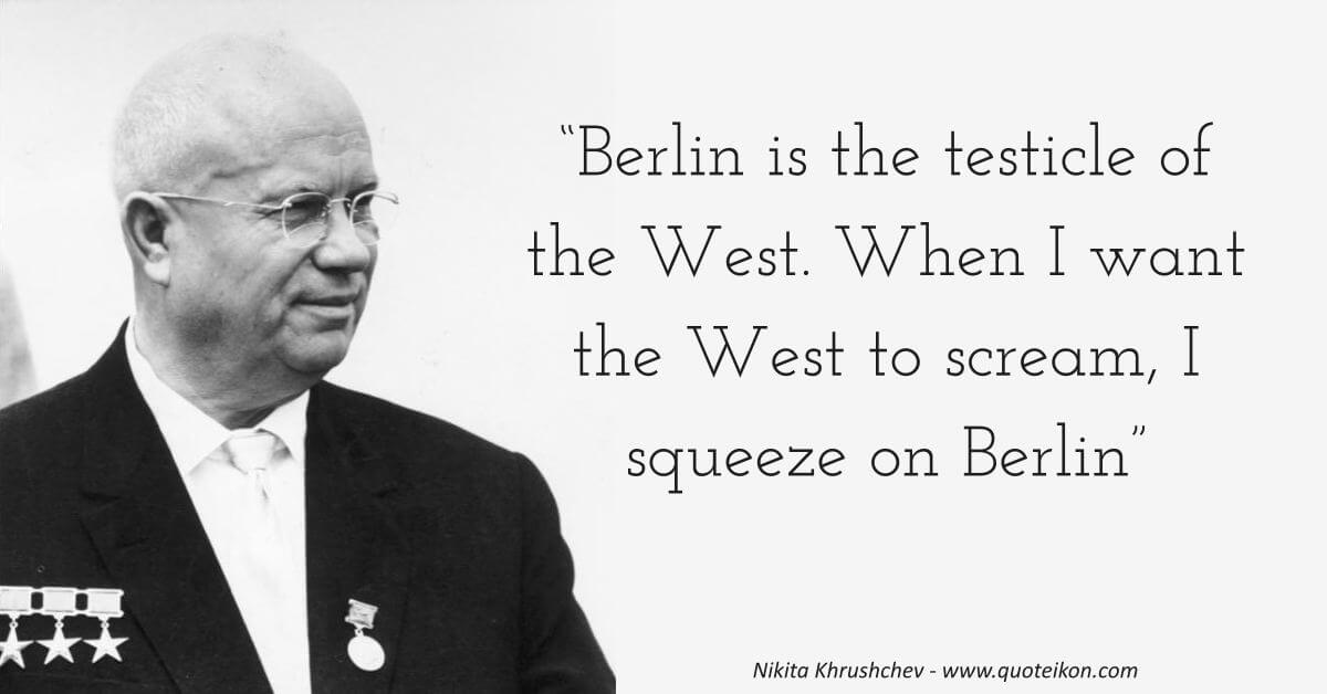 Nikita Khrushchev quote