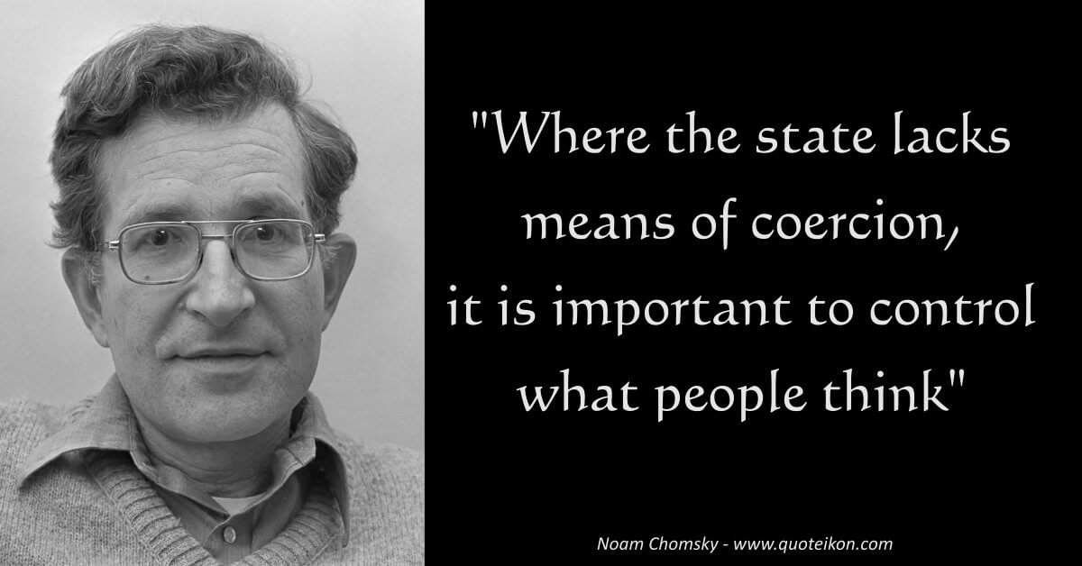 Noam Chomsky quote