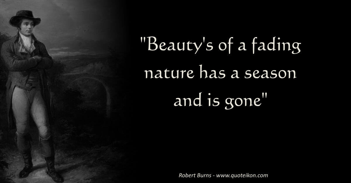 Robert Burns quote
