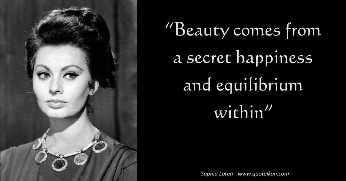 Sophia Loren image quote