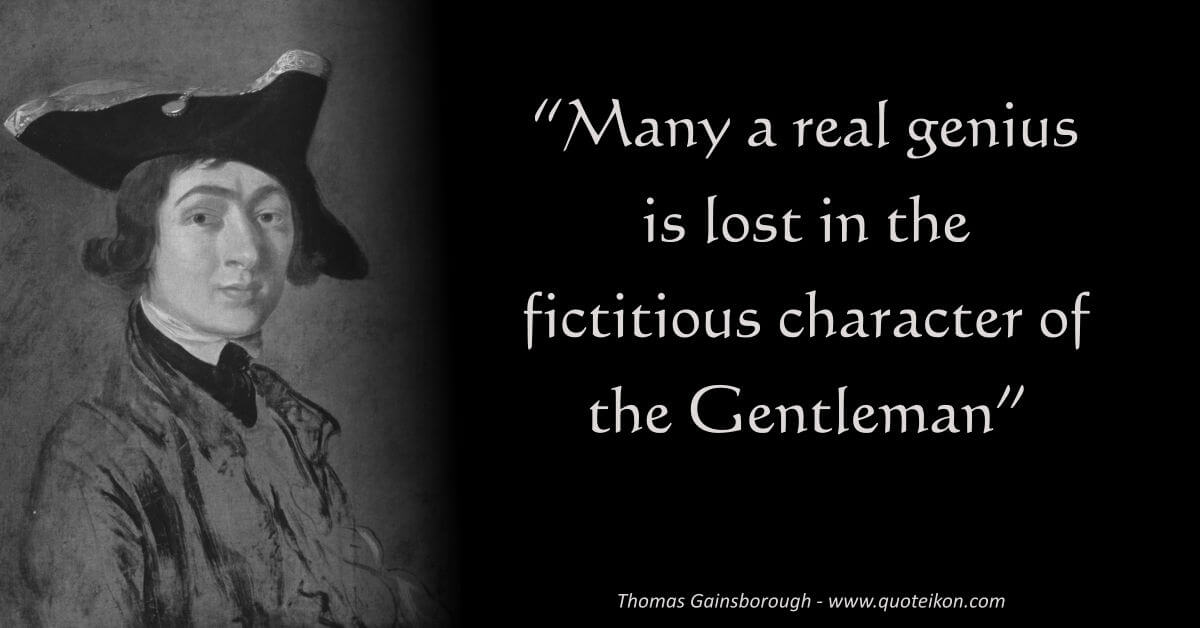 Thomas Gainsborough quote