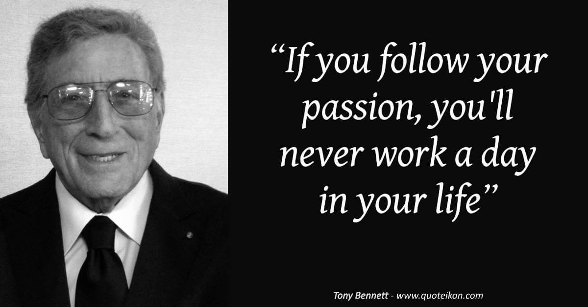 Tony Bennett image quote