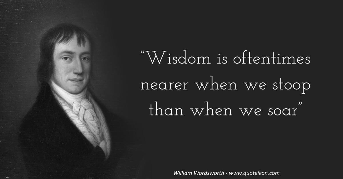 William Wordsworth image quote