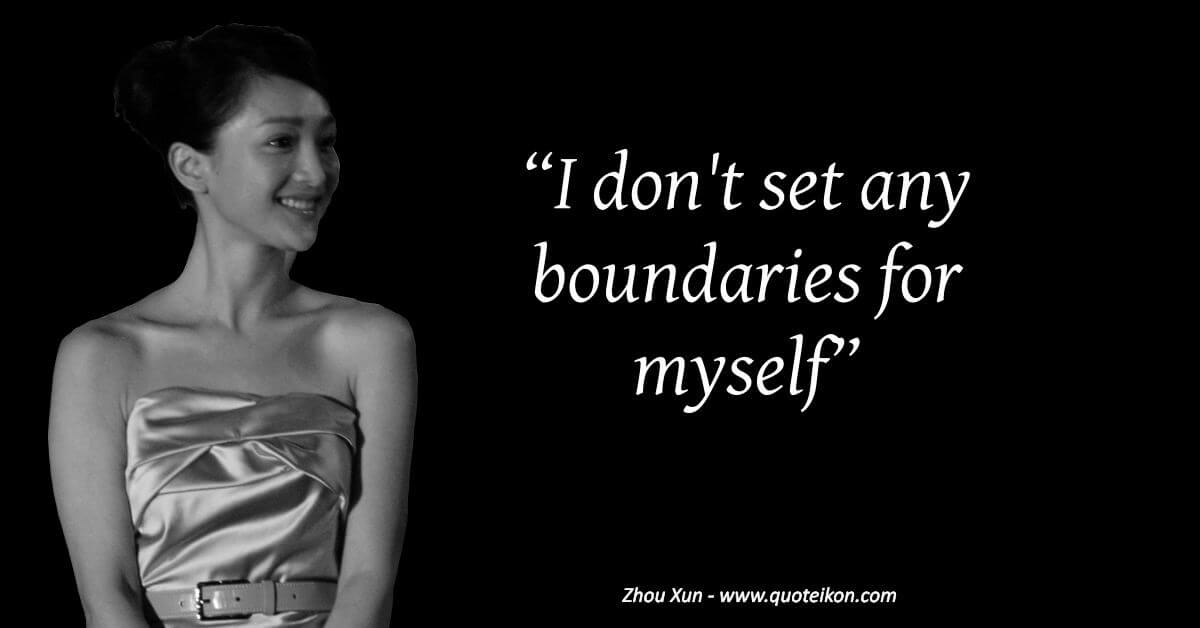 Zhou Xun image quote