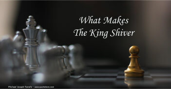 What Makes The King Shiver, A poem about authoritarian creep and narrative history. By Michael Joseph Farrelly
